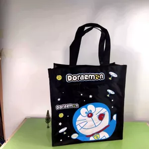 Túi tote lớn hoạt hình chống thấm nước, vải Oxford, túi đựng cơm hộp, túi đi học, 6.11