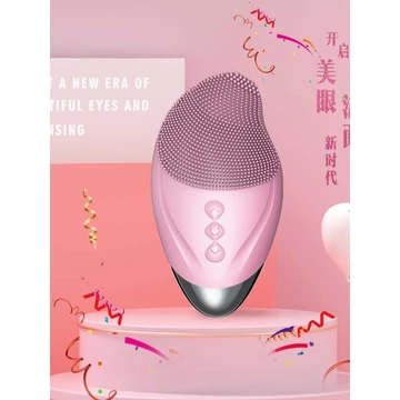 [Cung cấp đặc biệt] Sữa rửa mặt bằng silicon điện Massage siêu âm Máy rửa mặt rung Máy rửa mặt chống nước gia đình có thể sạc lại Bàn chải làm sạch da ZNHP