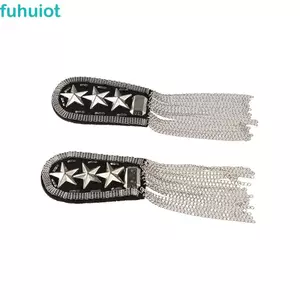 FUHUIOT Viền Vai Mark, Epaulet Hợp Kim Tua Rua Dây Đeo Vai, Trang Sức Thổ Cẩm Thoáng Mát Punk Epaulette Unisex