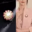 AqToCna Châu Âu Mỹ Hợp Kim Hoa Thổ Cẩm Vintage Ngọc Trai Pin Dành Cho Nữ Sáng Tạo Trang Trí Cho Sự Kiện Kinh Doanh AqToCna