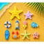 Set Charm Biển Xanh Mùa Hè 🏖️⭐🐠 Set Sao Biển gắn dép siêu dễ thương
