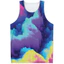 Clouds 3D Tank Top Unisex, Áo thun thường ngày không tay mùa hè, Áo Vest Harajuku đơn giản thoáng khí mềm mại