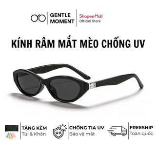 Kính râm mắt mèo chống tia UV GENTLE MOMENT kính mát thời trang nam nữ phong cách sang trọng GMT604