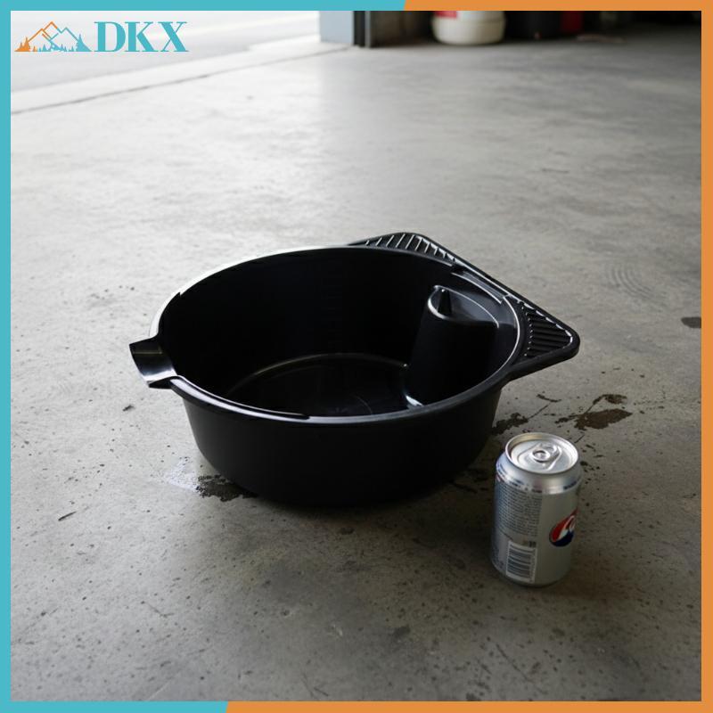 DKX Thay Dầu Chảo Thoát Nước Dung Tích 8 Lít Khay Nhựa Ô Tô Di Động Chống Tràn Để Bảo Trì Sử Dụng Nhà Để Xe.