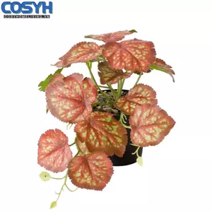 <cosyh>Artificial Hanging Plant Bonsai Desktop Fake Leaves Home Decoration Ornament