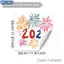 <cosyh>Vibrant Double Sided Window Sticker 30 by 30 Centimeters for 2026 New Year Decor