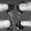 Tweeduj 36-72V Xe Đạp Điện Có Sừng 12W LED Xe Tay Ga Điện LED Đèn Trước Chống Thấm Nước Đi Xe Đạp Đèn Pha Cho Xe Đạp Điện VN