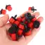 TRTR 50 Chiếc 1 / 4 '' Barb Đỏ Có Thể Điều Chỉnh Vòi Phun Tưới Vườn Tưới Tưới Tưới Rắc Phát Micro Nhỏ Giọt Ban Công Sân Nhà Kính VN
