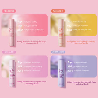 Tinh Chất Lăn Khử Mùi UILICY 30ml - Khử Mùi Hiệu Quả Ngăn Mồ Hôi Khô Thoáng 24H Giảm Xỉn Màu Tiện Lợi Nhiều Mùi Hương