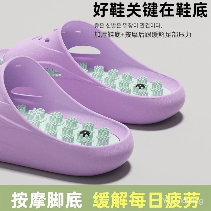 Dép Massage Từ Tính Cho Nữ 2026 Mùa Hè Mới Nhà Đế Mềm Acupoint Massage Chân Chăm Sóc Sức Khỏe Dép Cho Nam 0WYT