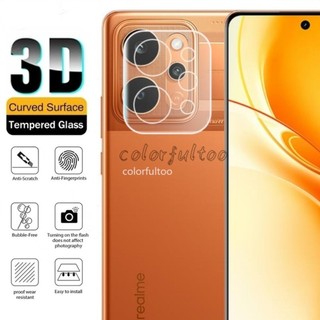 Realme P4 Power 2026 Clear Diamond 3D Cong Kính Cường Lực Camera Dành Cho Realme P4 Power P4Power P4Lite P4X 5G Full Cover Keo Dán Bảo Vệ Màn Hình Camera Mặt Sau Ống Kính Phim