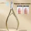 TRTR Nail Cuticle Nipper Thép không gỉ 2in1 Kéo để loại bỏ da chết chính xác Dụng cụ thẩm mỹ viện tại nhà chuyên nghiệp VN