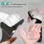 GHX Chuyên Nghiệp Móng Tay Nghệ Thuật Clipper Chống Bắn Loại Đặc Biệt Chữ U Đầu Giả Cạnh Cắt Làm Móng Tay Thép Không Gỉ Dụng Cụ Làm Móng Tay Nghệ Thuật VN