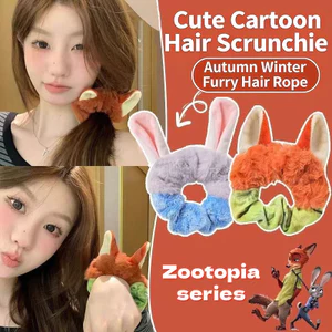 Zootopia Phụ kiện tóc dây buộc bóng đẹp, sang trọng và dễ thương