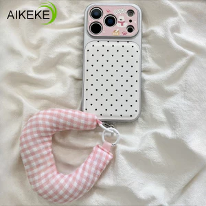 Ốp Điện Thoại Chó Dễ Thương Cho Realme Note 80 70 70T 60 60X 50 N65 N63 N61 N55 N53 Q5 Q5i Q3 Q3i Q2 5G 4G Ngôi Sao Đen Da PU Vỏ Mềm Có Dây Lưới
