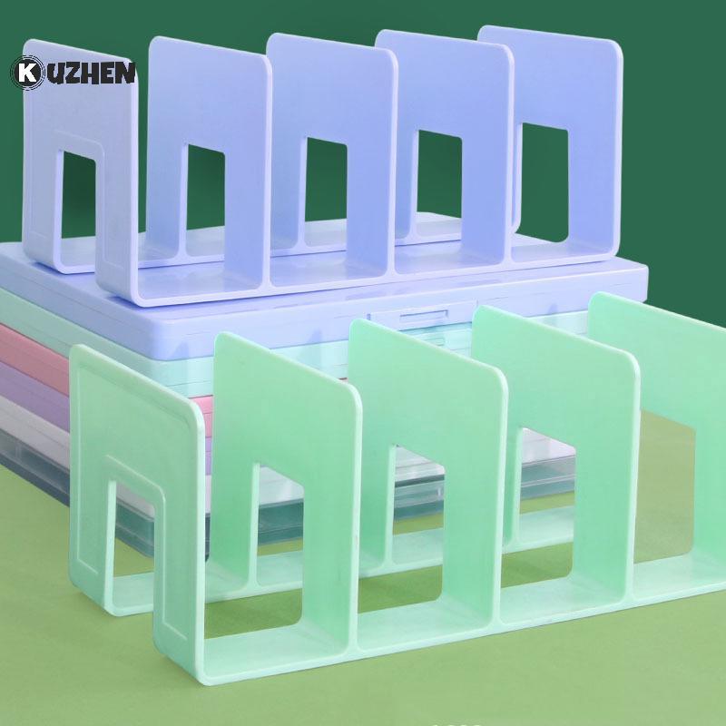 KUZHEN 4 Lưới Đa Năng Bookends Giá Để Sách Người Tổ Chức Giá Đỡ Để Bàn Kệ Sách Cho Sách Tạp Chí Tập Tin Vật Dụng Văn Phòng HOT