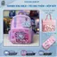 COMBO 3IN1 Balo Melody, Kuromi, Cinamoroll, Siêu nhân chống gù, chống nước, siêu nhẹ cho các bé từ 14-35kg -Kimbunshop32