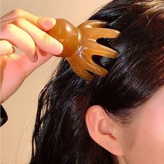 ELBBKG Nhựa Bạch Tuộc Lược Đầu Máy Mát Xa Kinh Tuyến Cạo Da Đầu Massage Châm Cứu Spa Cơ Thể Nhà Trị Liệu Sức Khỏe Dụng Cụ Mới