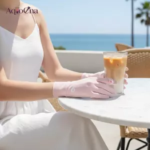 Găng Tay Chống Nắng AqToCna Nữ Ice Silk 1 Cặp Áo Tia UV Tay Mùa Hè Cho Đi Xe Đạp Ngoài Trời Và Lái Xe AqToCna
