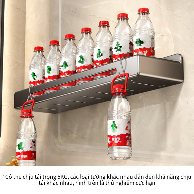 Kệ phòng tắm,thiết kế sức chứa cực lớn,Thép cacbon,kệ đựng đồ đa năng,giá treo tường,chắc chắn, chống gỉ