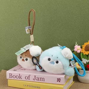 Đầu Bếp Dễ Thương Biển Otter Sang Trọng Búp Bê Móc Khóa Búp Bê Mặt Dây Chuyền Con Dấu Ragdoll Túi Mặt Dây Chuyền Quà Tặng