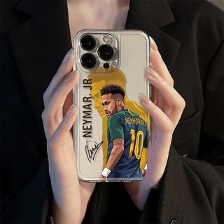 Ốp lưng Neymar trong suốt, bảo vệ toàn diện chất lượng cao Bảo Vệ Camera Cấp iPhone 17/16/15/14/13/12/11/X Max