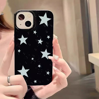 Ốp Lưng Cho IPhone 16 17 14 13 15 11 12 Pro Max 7 Plus 6s 6 8 Plus 14 16 15 Plus Air XR X XS Max Đơn giản Trắng Ngôi sao