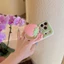 Thích hợp cho Apple 17promax Bracket Strawberry Mirror Phone Case iPhone17 / 16 / 15 / 14pro Fun Case