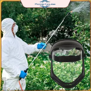 POWER Full Face Shield Chống Sương Mù Mặt Có Thể Tái Sử Dụng Tấm Che Trong Suốt Bảo Vệ Cho Nhà Hàng Nhẹ Bền Đa Năng.