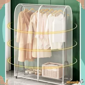 CHEESELY Quần Áo Che Bụi, Làm Dày Chống Bụi Bảo Quản Bảo Quản, Chất Lượng Cao Chống Thấm Nước Dung Tích Lớn Treo Quần Áo Tổ Chức Có
