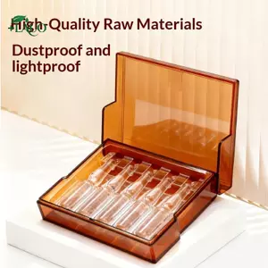 Hộp đựng lọ cầm tay y tế Springevenstar 1ml 2ml 5ml Hộp đựng chống ánh sáng cho dược phẩm Phòng thí nghiệm Du lịch Springevenstar