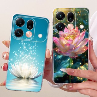 Dành Cho OPPO Find X9s Pro 5G Ốp Lưng Hoa Bướm Mềm Mại Trong Suốt Silicon TPU Bảo Vệ Cho OPPO Find X9s CPH2873 FindX9s Vỏ