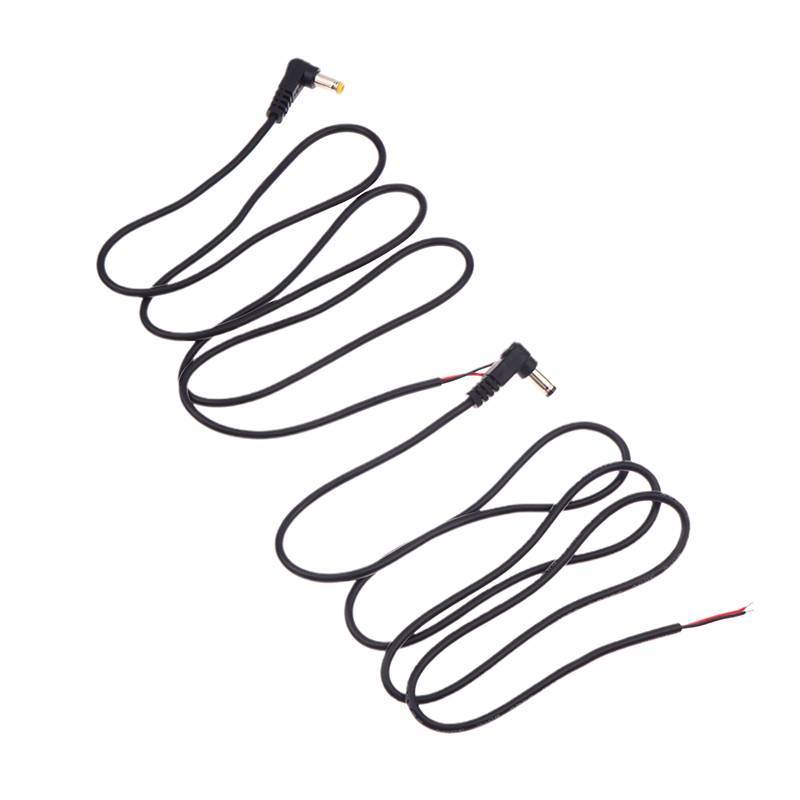 Bigapple 5.5x2.1mm / 2.5mm Góc Phải DC Cáp Nguồn Nam Cắm Nối Dài RDG