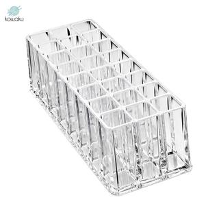 24 Khe Đựng Son Môi Acrylic Son Môi Tổ Chức Hộp Bảo Quản Mỹ Phẩm Cho