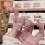 Vương Miện Handmade Đeo Móng Tay Mắt Mèo Trị Liệu Quang Học Ba Chiều Zircon Kim Cương Nhấp Nháy Full Kim Cương Cao Cấp Làm Trắng Móng Tay Miếng Dán