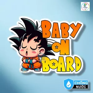 "Tem Dán Xe 'Songuku Baby In Car' - Decal Ô Tô Chống Nước Dành Cho Gia Đình Có Trẻ Nhỏ - Mày Mò Store"