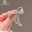 Nhíp Nơ Dây Buộc Kim Cương Giả Thổ Cẩm Nữ Đơn Giản Cá Tính Thời Trang Pin Phù Hợp Với Chống Ánh Sáng Xòe Trang Sức Quà Tặng VN