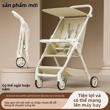 Xe đẩy em bé đơn giản và nhẹ, xe đẩy bỏ túi có thể gấp gọn, xe đẩy em bé đa chức năng, xe đẩy trẻ em du lịch.