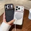 Cửa sổ lớn Thích hợp cho iPhone17promax Vỏ điện thoại từ tính Apple 16 Skin Feel Frosted 15 Vỏ bảo vệ hai màu