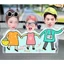 Standee Lắc Đầu Thegioipuzzle Gia Đình 3 người in theo yêu cầu Để Bàn DECOR MỚI ĐẸP