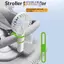 Giá đỡ quạt TMOY Dây đeo silicon cho xe đạp leo núi Xe đẩy đàn hồi linh hoạt Băng an toàn Đi xe đạp ngoài trời Phụ kiện làm mát TMOY