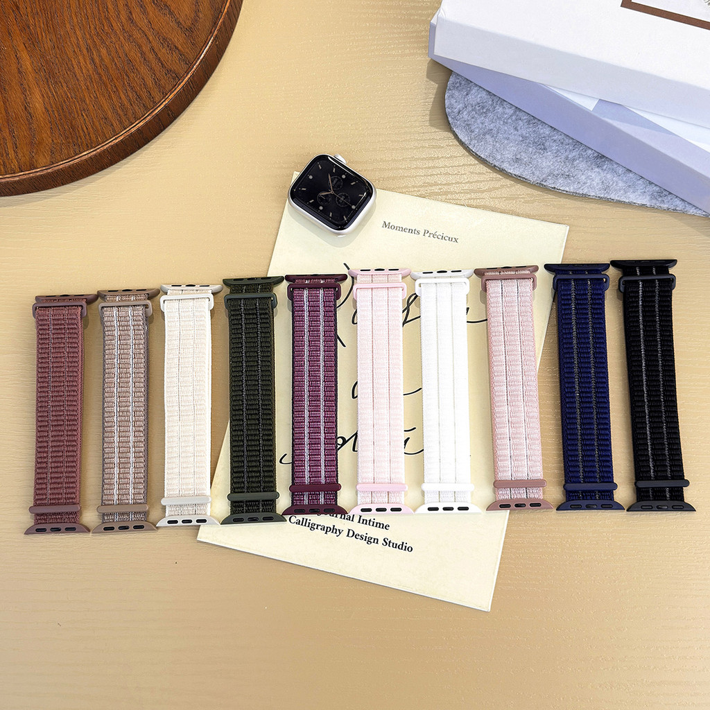 Dây đeo vòng Nyon cho Apple Watch Ultra3 / 2 / 1 49mm Series11 / 10 46mm 42mm 9 8 7 6 5 SE3 45mm 40mm 44mm 41mm