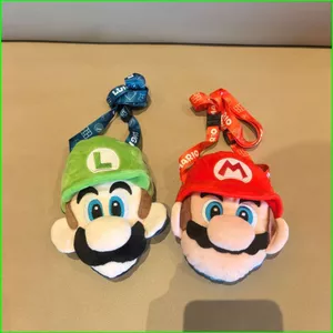 PS1 Super Mario Yoshi Luigi Khối hỏi Plushie Sang Trọng Ví Đựng Tiền Xu Túi Đeo Ngang SP1