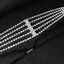 Băng đô kim cương giả SHUPUN, Băng đô đàn hồi kim cương giả pha lê Bling, Băng đô kim cương giả nhiều lớp thời trang dành cho nữ