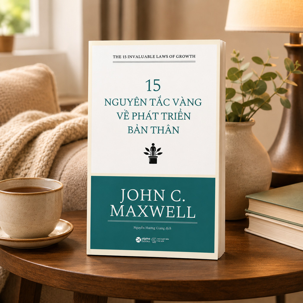 Sách - John C.Maxwell - 15 Nguyên Tắc Vàng Về Phát Triển Bản Thân (Tái Bản Mới Nhất) - Alpha Books