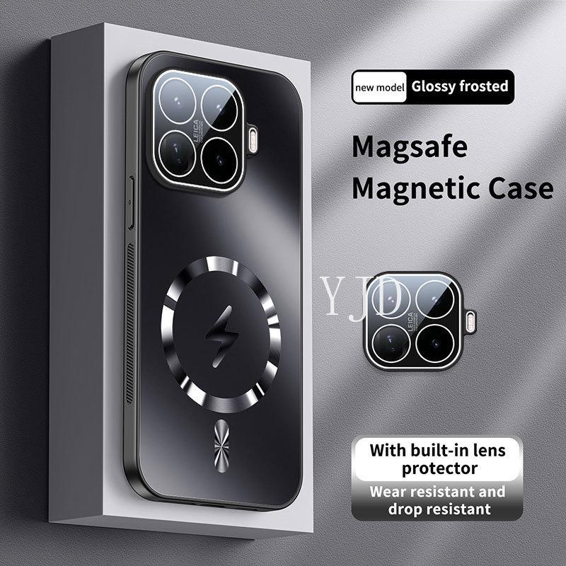 Ốp Lưng Cho Xiaomi 17T Pro Chi Tiết Nâng Cấp Làm Mát Cảm Giác Mờ Vòng Từ Tính Tổ Ong Tản Nhiệt Chống Rơi Vỏ Điện Thoại