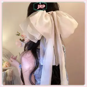 JRP Siêu Cổ Tích Ruy Băng Nơ Tóc Công Chúa Ngọt Ngào Mùa Xuân Kẹp Khí Quyển Cao Cấp Mũ Phụ Kiện Tóc JRP