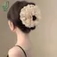 Kẹp Tóc Ren Nữ Hình Hoa Barrette Chống Trượt Kẹp Tóc Cho Đảng Văn Phòng Trường Học Phong Cách Hàng Ngày