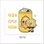 Phim hoạt hình dễ thương Crayon Shin-Chan Nắp bình xăng ô tô 9295#加油号提示警示车身装饰贴