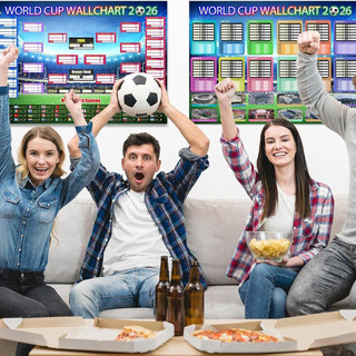 Dành cho lịch trình World Cup 2026 Quà tặng bề mặt có thể ghi được, không nhòe dành cho những người đam mê bóng đá
